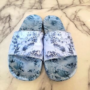 Old Navy Blue Waves Sandals S/791161-02 Size 12